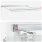 Tenda Retrattile Automatica Bianca 350x250 cm di vidaXL