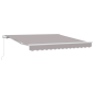 Tenda Retrattile Manuale vidaXL Grigio Chiaro 350x250 cm Tenda Retrattile Manuale vidaXL Grigio Chiaro 350x250 cm