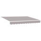 Tenda Retrattile Manuale vidaXL Grigio Chiaro 350x250 cm Tenda Retrattile Manuale vidaXL Grigio Chiaro 350x250 cm