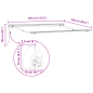 Tenda Retrattile Manuale vidaXL Grigio Chiaro 350x250 cm Tenda Retrattile Manuale vidaXL Grigio Chiaro 350x250 cm