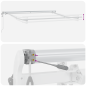 Tenda Retrattile Automatica vidaXL Grigio Chiaro 350x250 cm Tenda Retrattile Automatica vidaXL Grigio Chiaro 350x250 cm