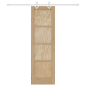 Porta Scorrevole vidaXL con Set di Accessori 61x198.5 cm Legno Massello di Pino
