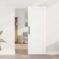 Porta scorrevole vidaXL con set di accessori bianco 73.5x198.5 cm legno massello di pino Porta scorrevole vidaXL con set di accessori bianco 73.5x198.5 cm legno massello di pino