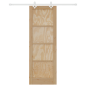 Porta Scorrevole vidaXL con Set di Ferramenta 73.5x211 cm Legno Massello Pino Porta Scorrevole vidaXL con Set di Ferramenta 73.5x211 cm Legno Massello Pino