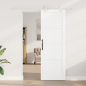 Porta Scorrevole vidaXL con Set di Accessori Bianca 73,5 x 211 cm Legno Massello di Pino