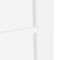 Porta Scorrevole vidaXL con Set di Accessori Bianca 73,5 x 211 cm Legno Massello di Pino