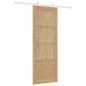 Porta Scorrevole vidaXL con Set di Accessori 78x211 cm Legno Massello Pino