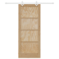 Porta scorrevole vidaXL con kit di hardware 83x202 cm Legno Massello di Pino Porta scorrevole vidaXL con kit di hardware 83x202 cm Legno Massello di Pino