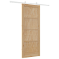 Porta scorrevole vidaXL con set di ferramenta 83x211 cm Legno massello di pino Porta scorrevole vidaXL con set di ferramenta 83x211 cm Legno massello di pino