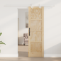 porta scorrevole vidaXL con set di hardware 61x198.5 cm in legno massello di pino porta scorrevole vidaXL con set di hardware 61x198.5 cm in legno massello di pino