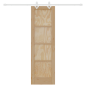 porta scorrevole vidaXL con set di hardware 61x198.5 cm in legno massello di pino porta scorrevole vidaXL con set di hardware 61x198.5 cm in legno massello di pino
