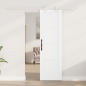 Porta Scorrevole vidaXL con Set di Accessori Bianca 61x198.5 cm in Legno Massello di Pino Porta Scorrevole vidaXL con Set di Accessori Bianca 61x198.5 cm in Legno Massello di Pino
