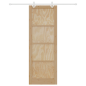 porta scorrevole vidaXL con set hardware 83x232 cm in legno massello di pino porta scorrevole vidaXL con set hardware 83x232 cm in legno massello di pino