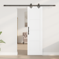 vidaXL Porta Scorrevole con Set di Accessori 'ORKDAL'Bianco Legno di Pino