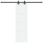 vidaXL Porta Scorrevole con Set di Accessori 'ORKDAL'Bianco Legno di Pino