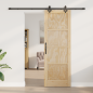 vidaXL Porta Scorrevole con Set Hardware "ORKDAL" in Legno Massello di Pino vidaXL Porta Scorrevole con Set Hardware "ORKDAL" in Legno Massello di Pino