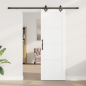 vidaXL Porta Scorrevole con Set Hardware "ORKDAL" Legno Massello Pino Bianco