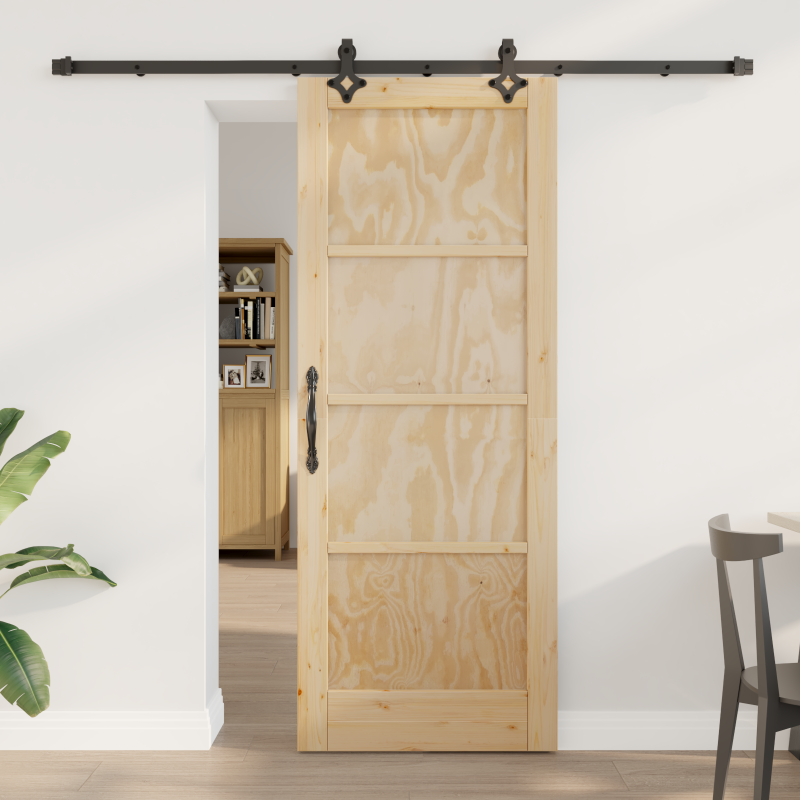 vidaXL Porta Scorrevole con Set di Accessori 'ORKDAL'Legno Massello di Pino vidaXL Porta Scorrevole con Set di Accessori 'ORKDAL'Legno Massello di Pino