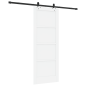vidaXL Porta Scorrevole con Set di Ferramenta 'ORKDAL'Bianco in Legno Massello di Pino vidaXL Porta Scorrevole con Set di Ferramenta 'ORKDAL'Bianco in Legno Massello di Pino