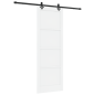 vidaXL Porta Scorrevole ORKDAL Bianca Set di 2 Bianco e nero vidaXL Porta Scorrevole ORKDAL Bianca Set di 2 Bianco e nero