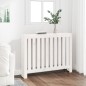 Copertura Termosifone Bianca 108,5x19x84 cm Legno Massello Pino Copertura Termosifone Bianca 108,5x19x84 cm Legno Massello Pino