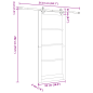 Porta Scorrevole vidaXL con Set di Ferramenta 'ORKDAL'in Legno Massello di Pino Porta Scorrevole vidaXL con Set di Ferramenta 'ORKDAL'in Legno Massello di Pino