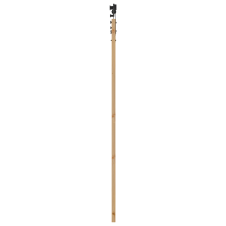 Porta scorrevole vidaXL con set hardware 83x202 cm Legno massiccio in pino