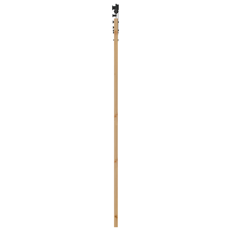 Porta Scorrevole vidaXL con Set Ferramenta 86x211 cm Legno Solido Pino Porta Scorrevole vidaXL con Set Ferramenta 86x211 cm Legno Solido Pino
