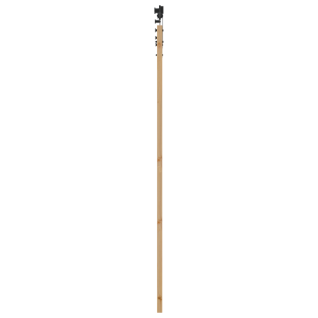 Porta Scorrevole vidaXL con Set Ferramenta 86x211 cm Legno Solido Pino