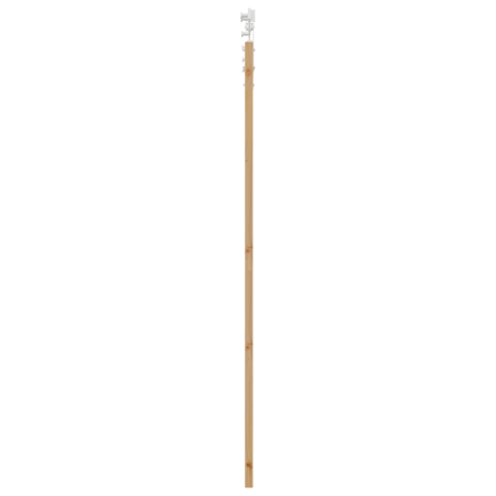 Porta scorrevole vidaXL con set di accessori 73.5x211 cm in legno massello di pino