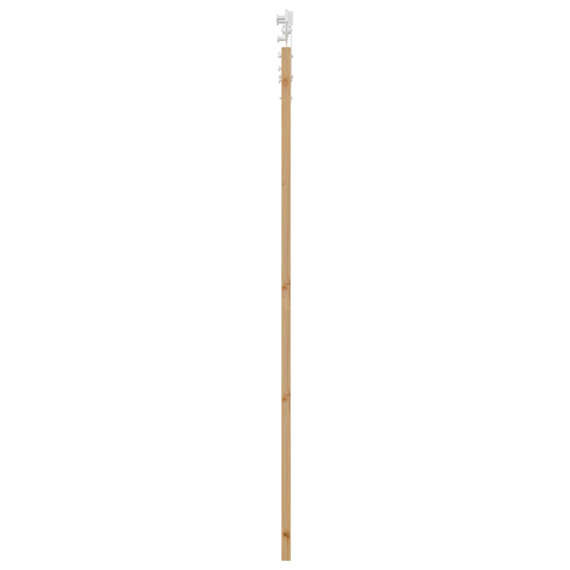 Porta Scorrevole vidaXL con Set di Hardware 78x211 cm Legno Massello Pino