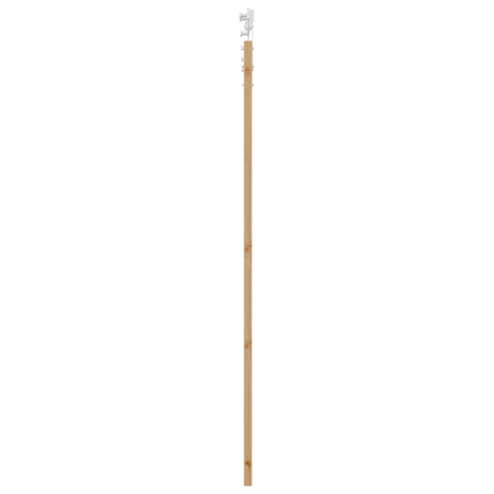 Porta Scorrevole vidaXL con Set di Hardware 78x211 cm Legno Massello Pino
