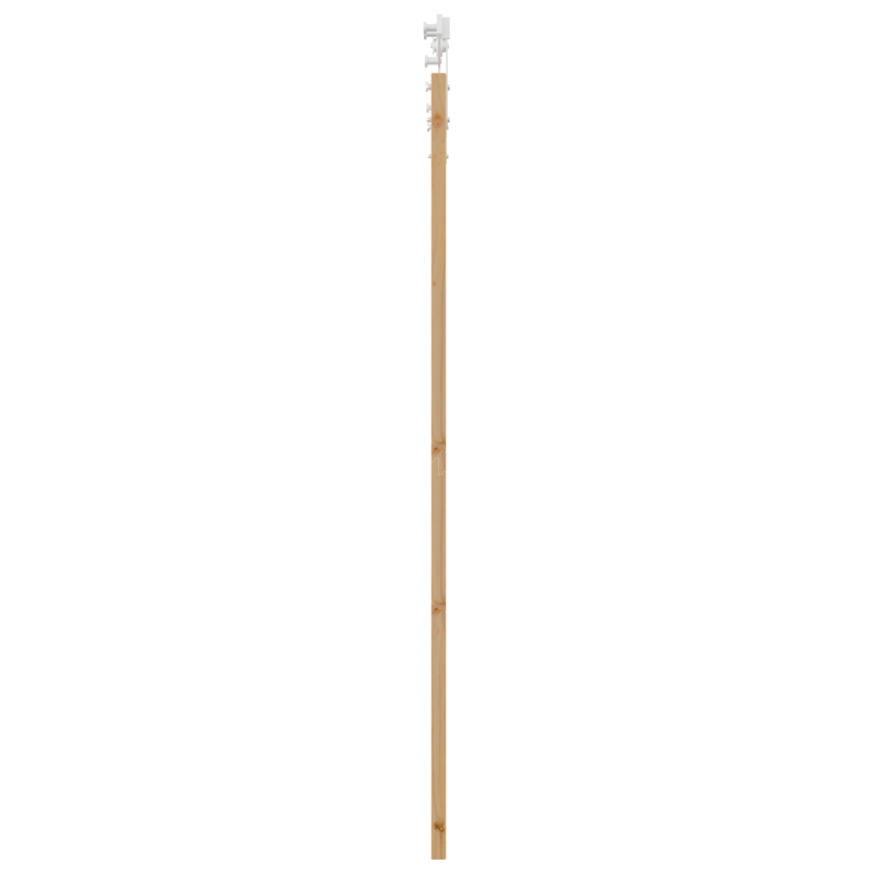 Porta scorrevole vidaXL con set hardware 83x202 cm legno massello di pino Porta scorrevole vidaXL con set hardware 83x202 cm legno massello di pino