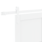 Porta scorrevole vidaXL con set di ferramenta Bianco 83x211 cm Legno Massello Pino