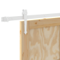 Porta Scorrevole vidaXL con Set di Hardware 86x211 cm in Legno Solido di Pino Porta Scorrevole vidaXL con Set di Hardware 86x211 cm in Legno Solido di Pino