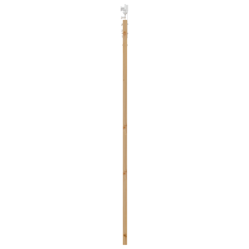 Porta Scorrevole vidaXL con Set di Hardware 93x202 cm Legno Massello di Pino Porta Scorrevole vidaXL con Set di Hardware 93x202 cm Legno Massello di Pino