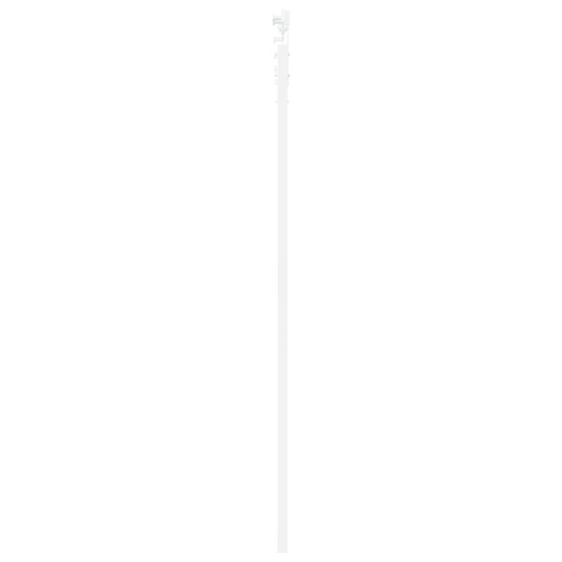 Porta Scorrevole vidaXL con Set Hardware Bianco 93x202 cm Legno Massello Pino Porta Scorrevole vidaXL con Set Hardware Bianco 93x202 cm Legno Massello Pino