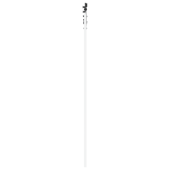 Porta Scorrevole vidaXL con Set Ferramenta Bianco 83x232 cm Legno Massiccio di Pino