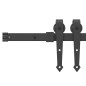 Porta scorrevole vidaXL con set hardware 86x211 cm Legno massello di pino