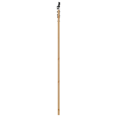 Porta Scorrevole vidaXL con Set di Ferramenta 93x211 cm Legno Massello in Pino