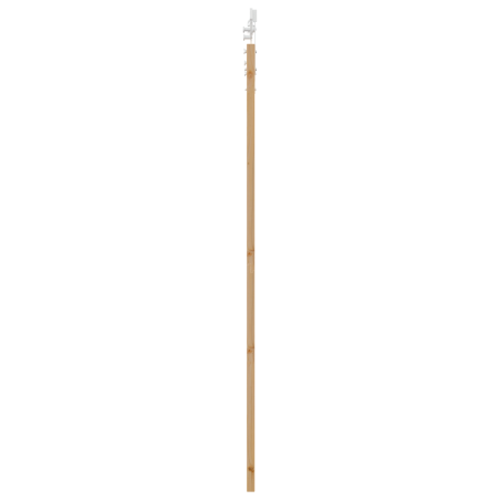 Porta scorrevole vidaXL con set di ferramenta 83x211 cm legno massello di pino