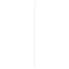 porta scorrevole vidaXL con kit di hardware bianco 83x232 cm in legno massello di pino