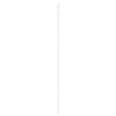 Porta Scorrevole vidaXL con Set di Ferramenta Bianca 86x198.5 cm Legno Solido di Pino