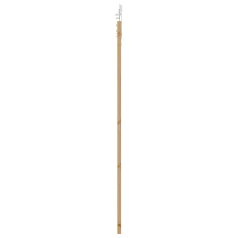 vidaXL Porta Scorrevole con Set di Ferramenta 93x202 cm in Legno Massiccio di Pino vidaXL Porta Scorrevole con Set di Ferramenta 93x202 cm in Legno Massiccio di Pino