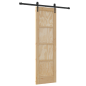 Porta scorrevole vidaXL con set di ferramenta 'ORKDAL'Legno massello di Pino