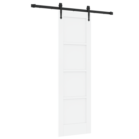 vidaXL Porta scorrevole con set di accessori 'ORKDAL'legno solido di pino bianco