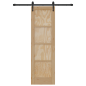 Porta scorrevole vidaXL con set di ferramenta 'ORKDAL'Legno massello di Pino