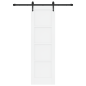 vidaXL Porta scorrevole con set di accessori 'ORKDAL'legno solido di pino bianco vidaXL Porta scorrevole con set di accessori 'ORKDAL'legno solido di pino bianco