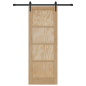 Porta Scorrevole vidaXL con Set Hardware 'ORKDAL'in Legno Massello di Pino