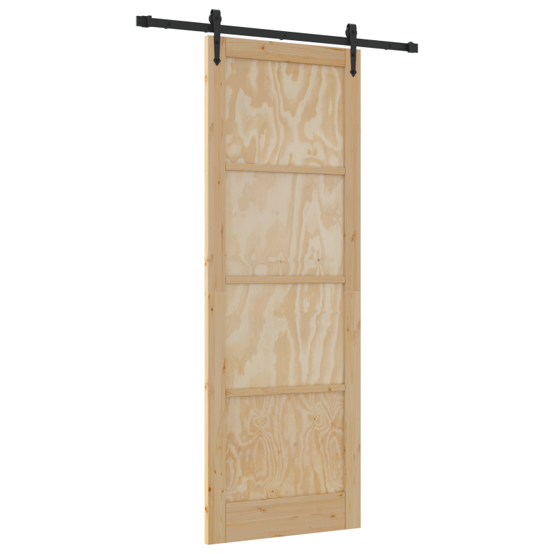 vidaXL Porta Scorrevole con Set di Accessori 'ORKDAL'Legno Massello di Pino vidaXL Porta Scorrevole con Set di Accessori 'ORKDAL'Legno Massello di Pino